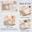 50PCS Calligraphy Stencil Alphabet Drawing Kit - Reusable Cursive Stencil Alphabet Includes Letters, Numbers 4