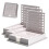3PCS Sticky Note Stencil Template with Sticky Note, Sticky Note Holder with Stencil, Sticky Note  Stencil 3