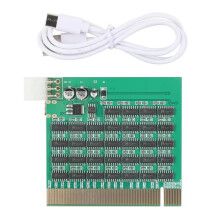 PCI-E 16 X 8 X 4 X PCI Express Slot Tester-Kaart voor Moederbord of Detectie van Southbridge-Kortsluiting of Open PCI-E met Lichttester