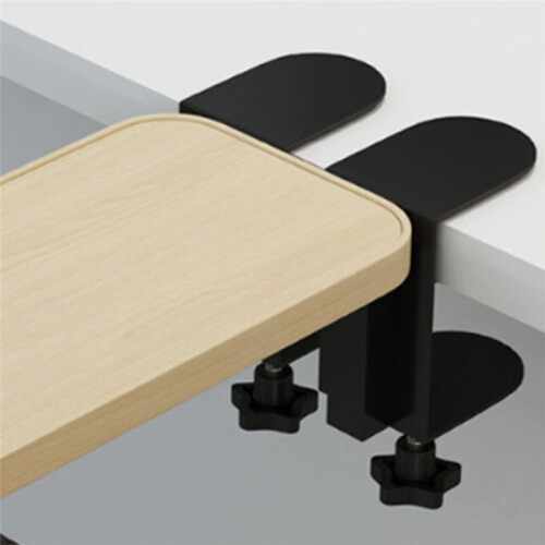 Wrist Rest Mount Holder Mouse Pad Support Foldable Metal Left Right Clamp 2