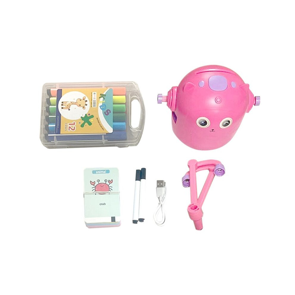Interactive Educational Drawing Robot, 100 Drawing Cards,Intelligent Drawing Robot, Early Educational Drawing Robot 6031790040871