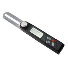 Medidor de Transferidor Digital de Aço Inoxidável 360 Graus Nível Eletrônico Localizador de Ângulo Digital Transferidor Ferramenta de Medição