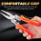 Multi-Function Wire Stripper Electricians Voltage Testing Cable Cutting Scissors Crimping Pliers 3
