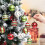 24 Enfeites de Bola de Árvore de Natal de 2,4 Polegadas, Decorações de Plástico Brilhantes para Pendurar para Decoração de Natal 8