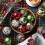 24 Enfeites de Bola de Árvore de Natal de 2,4 Polegadas, Decorações de Plástico Brilhantes para Pendurar para Decoração de Natal 9