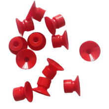 100 Pcs Martini Muller Rubber Sucker 20x15x6mm Martini Muller Printing Parts Red