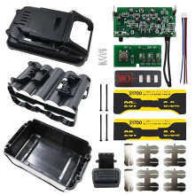 DCB200 10X21700 Lithium Battery Plastic Case BMS PCBA Protection Circuit Board for 18V 20V Box Shell with Sticker