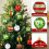 24 Enfeites de Bola de Árvore de Natal de 2,4 Polegadas, Decorações de Plástico Brilhantes para Pendurar para Decoração de Natal 3