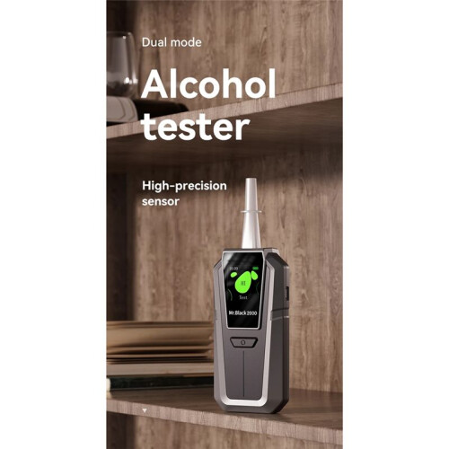 Portable Mouthpiece  Digital Display Breath Analyzer Alcohol Tester Breathalyzer for Personal 1