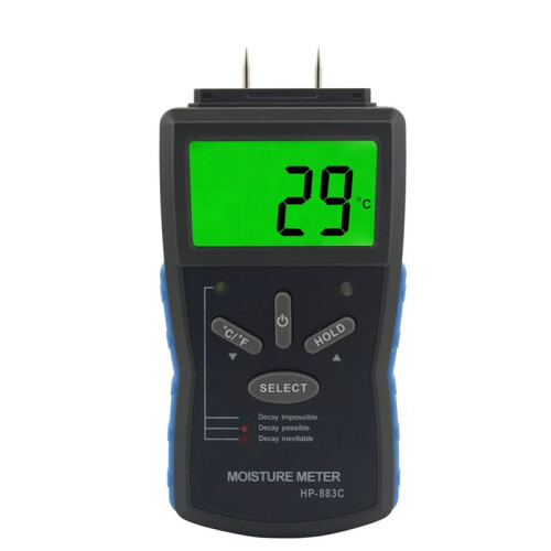 Digital Wood Timber Moisture Meter, 4 Pins, Hygrometer, Electrical Tester, Measuring Tool, Electromagnetic 1