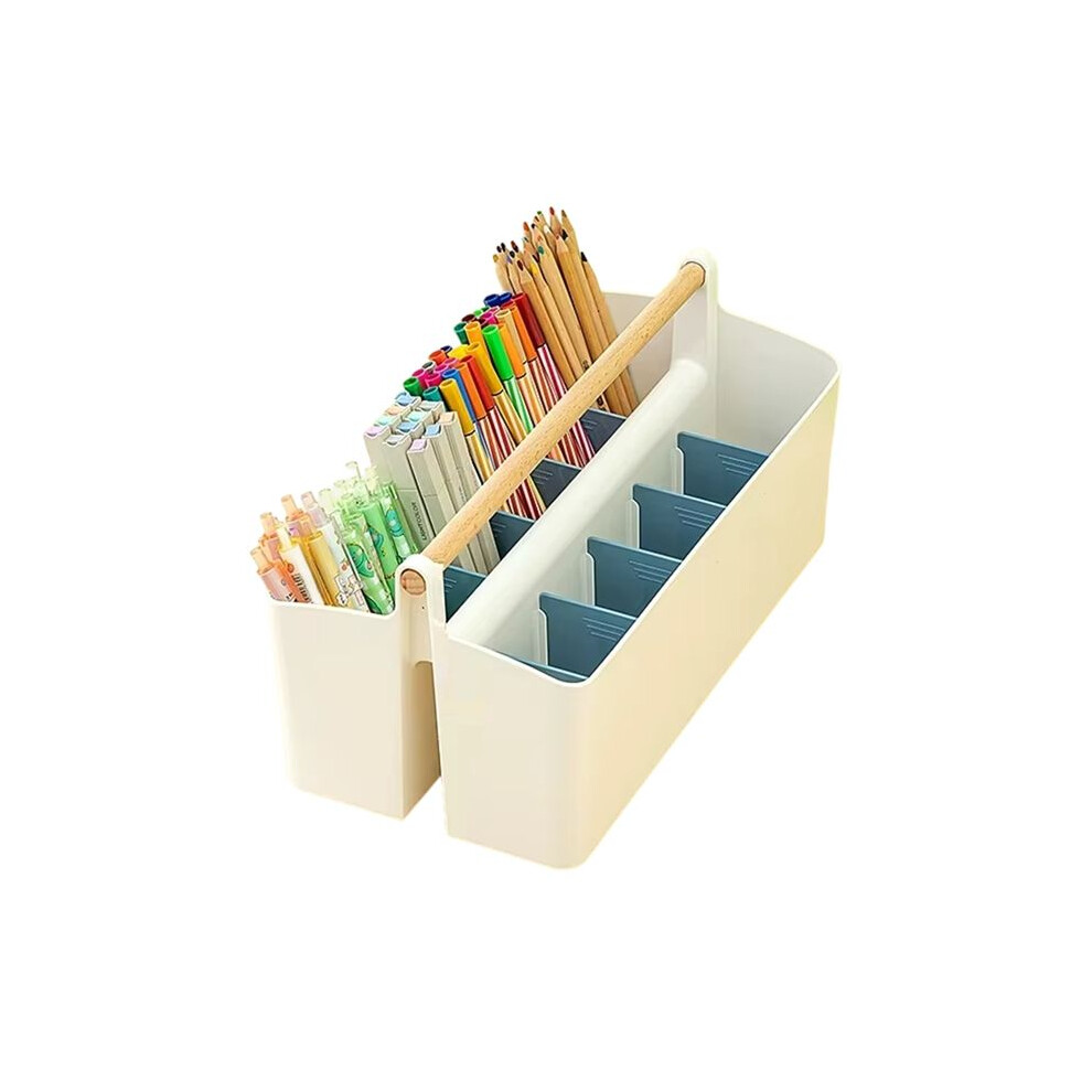 Watercolor Organizer Portable Large Capacity Brush Pencil Stationery Barrels Student Multi-Function Pen Holder B