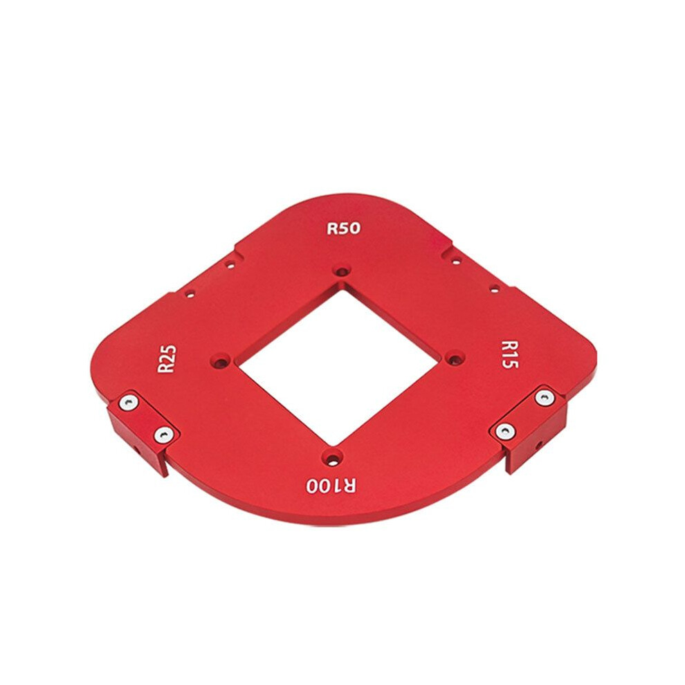 4 In 1 Arc Angle Positioning Jig Round Corner Radius Template Router Template Jig High Precision For Woodworking 4711071828627