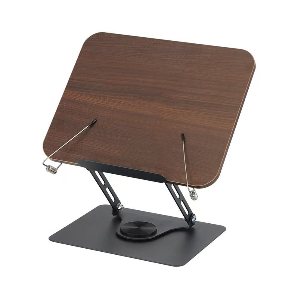 Multifunctional 360 Swivel Foldable Textbook Stand Adjustable Reading With Spring Clip Non-Slip For Laptops Tablet 6033176041557