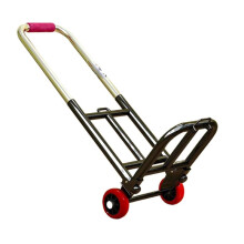 Bagagevagn Multipurpose med 3 Elastiska Rep Justerbar Hopfällbar Handtruck för Utomhusresor Livsmedelsflyttning