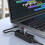 Wired Network Card Type-C to 3.0HUB 100M Network Card Mobile Phone Tablet Notebook Desktop RJ45 Silver 5