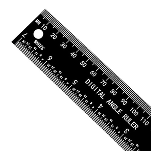 Angle Finder Protractor, 2-in-1 Miter Saw Protractor, 200mm ABS Angle Ruler, High Accuracy Miter Angle Measuring Tool 1