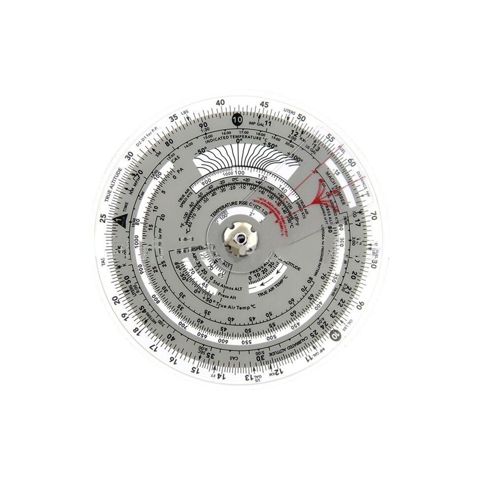 Flight Ruler Flight Computer Aviation Plotter Slide Rule For Aviation Flight Train Circular Navigation Calculation Ruler 4711112992300