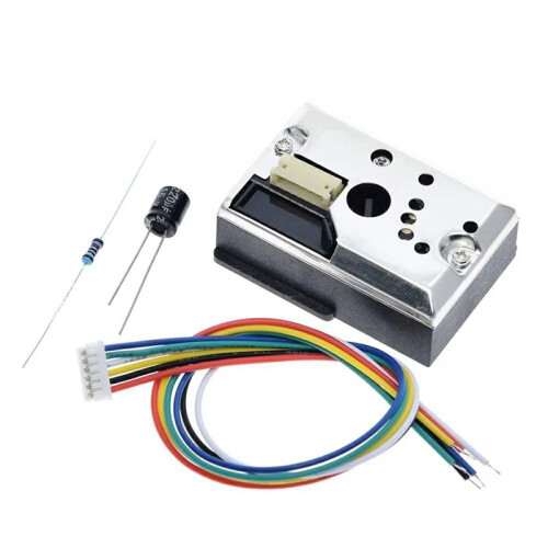 GP2Y1010AU0F Compact Optical Dust Sensor Smoke Particle Sensor with Cable 1