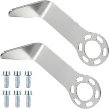 2 Set 889661M Steel L Shaped Rafter Hook Replacement with Bolt,Pneumatic Tool Rafter Hook for Nails NR83A5,NV83A