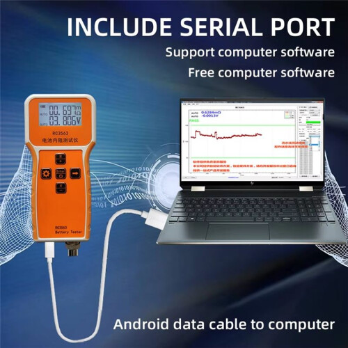 RC3563 18650 Battery Voltage Internal Resistance Tester High Precision Trithium Lithium Iron Phosphate Battery Tester 1
