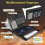 File Folder, Large Capacity A4 Fireproof File Folder with Handle, Waterproof Foldable Accordion Document Storage Bag 3