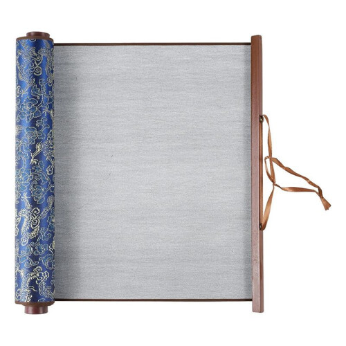 Reusable Calligraphy Cloth, Water Write Cloth Scroll for Chinese Calligraphy Practice, No Ink or Paper Waste