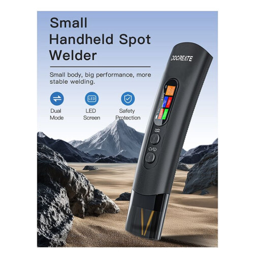 Docreate 99-Layer Welding Gears Handheld Spot  Adjustable Portable Digital Display  Spot Welding Machine 1
