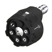 6-in-1 Pressure Washer Nozzle Multifunctional 1/4Inch Change-over Nozzle Quick Connect Pressure Jet Spray