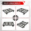 Heavy Duty Tool Box Trolley Large Wheels with Braking Systems for  Packout Toolboxes 7