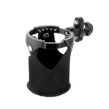 360 Swivel Mount Motorcycle Cup Holder Large Capacity Motorcycle Drink Holder for Handlebar/Bumper/Pole Mount