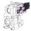 For Voron 2.4 Afterburner Toolhead PCB Board 3D Printer Extruder Hotend Adapter HU8D 3