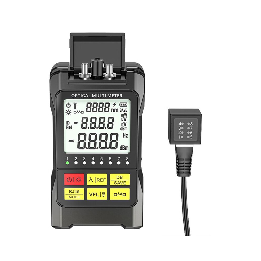 Fiber Optic Optical Power Meter Rj45 Tester -70-+10Dbm Optical Multimeter Network Attenuation Tester 30Mw 4712792824585