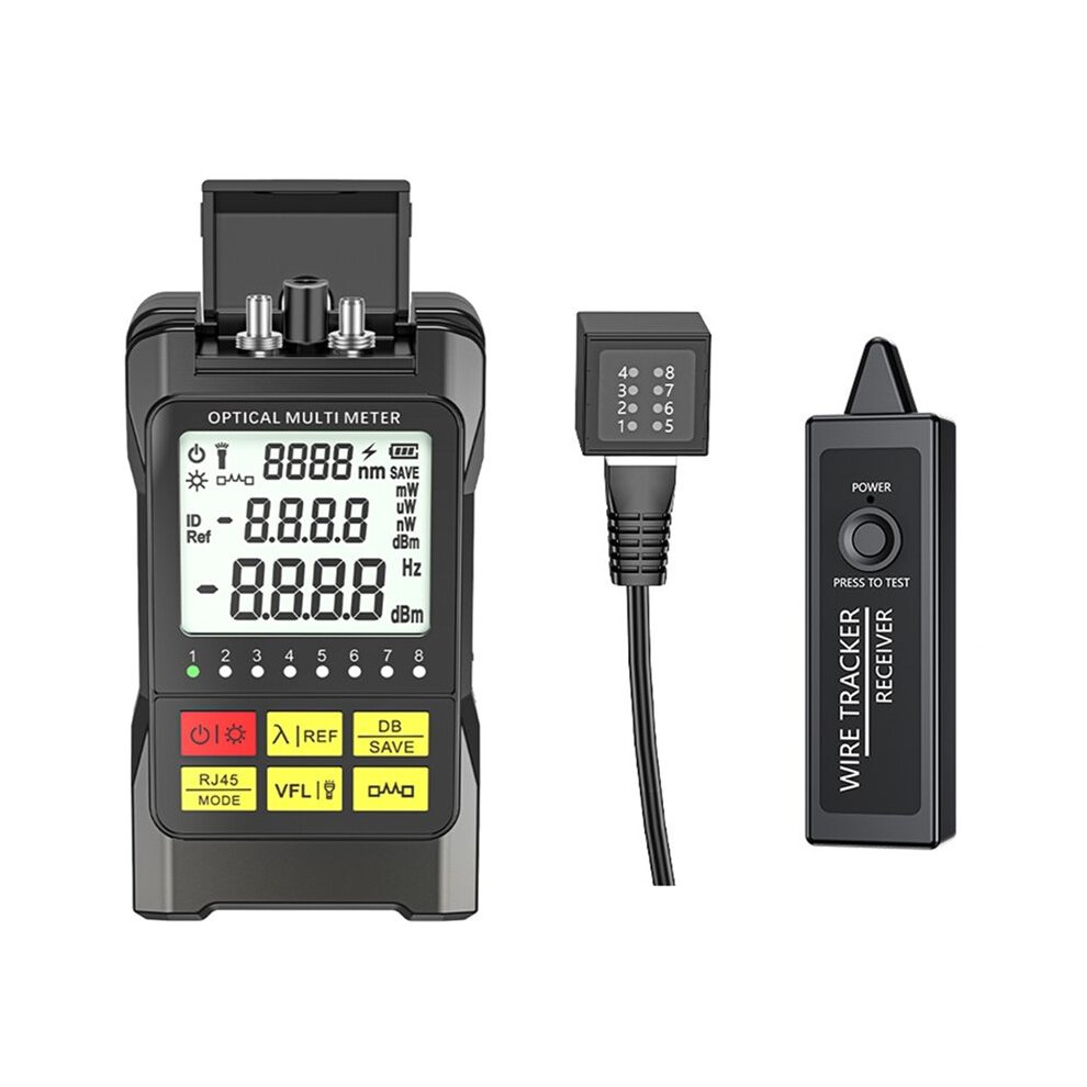 Fiber Optical Power Meter -70-+10Dbm 100Mw Rj45 Tester Optical Multimeter Network Fiber Optical Attenuation Tester 6031439596431