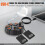 7  USB Hub Multiport USB 3.0 Hub Splitter, USB Adapter Extender for Laptop, Desktop, PC, Car, Game Console 4