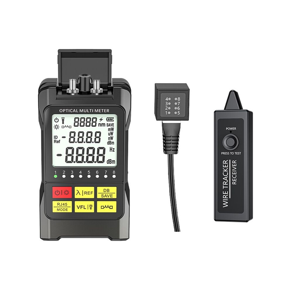 Fiber Optical Power Meter Multimeter Rj45 Tester -70-+10Dbm 30Mw Network Fiber Optical Attenuation Tester 6031960001442