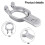 For Repair Tasks DCS355 Tool Accessory for Oscillating Tool Clamp Metal Clamp Compatible with DCS355 5