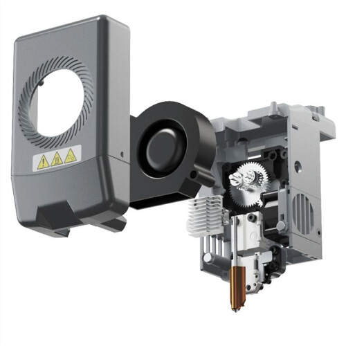 3D Printer Extruder Assembly for Flashforge AD5X Direct Drive Extruder Kit with 0.4mm Copper Nozzle Assembly 2
