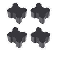 4PCS Rubber Coil Spring Spacers,Heavy Duty Front Coil Spring Booster Kit for 1inch to 1.5inch Coil Spring Lift