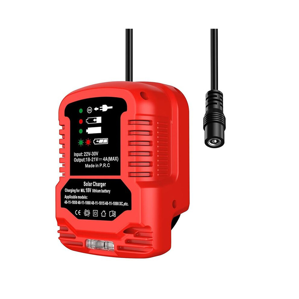 Solar Charger Adapter For 18V Battery,Portable Charger,Outdoor Work, Camping 6032352810888
