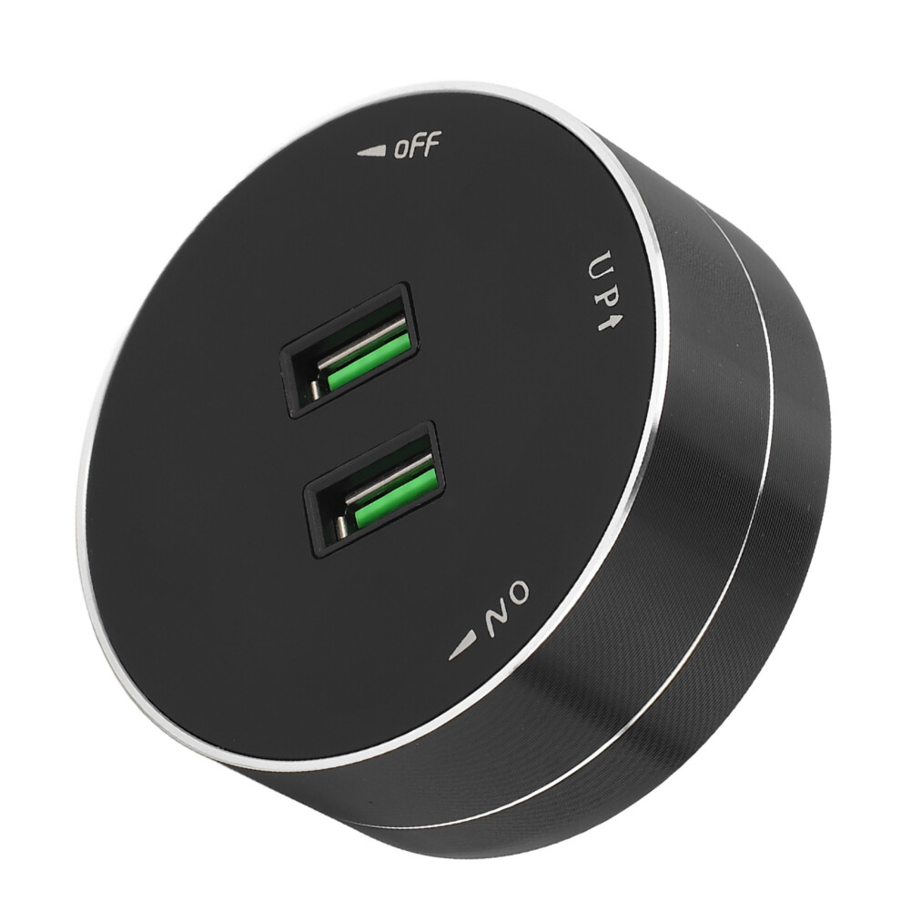 Removable Power Track Socket With Dual Usb, Light Indicator, Ac 110-250V 9331369590507