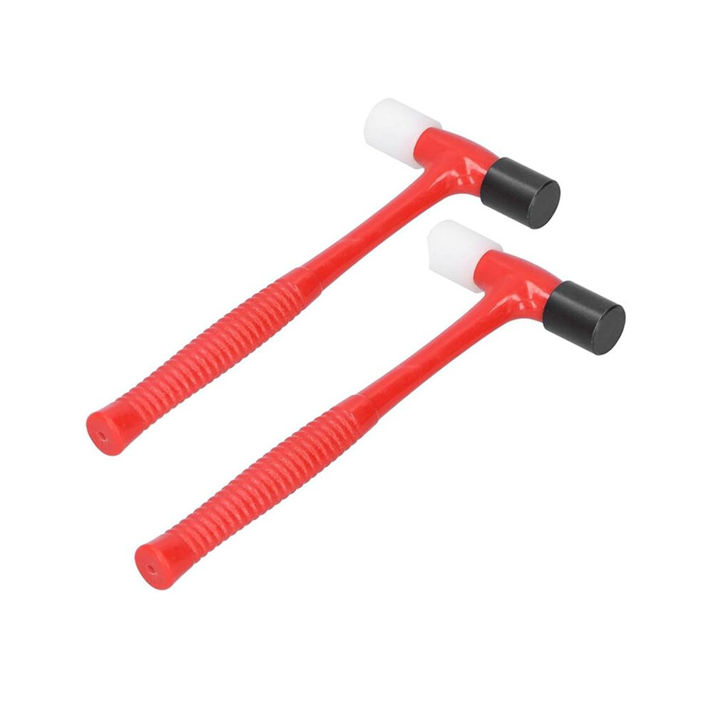 Dual Rubber Mallet Hammer, 2Pcs For Jewelry And Watch Repair, Light Weight And Portable 4712586088797