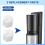 For  Crystal 1.0 2.0 Nozzle Replacement Nuts Set, Quick-Fit CO2 Connector, Safe Gas Seal Nuts 6
