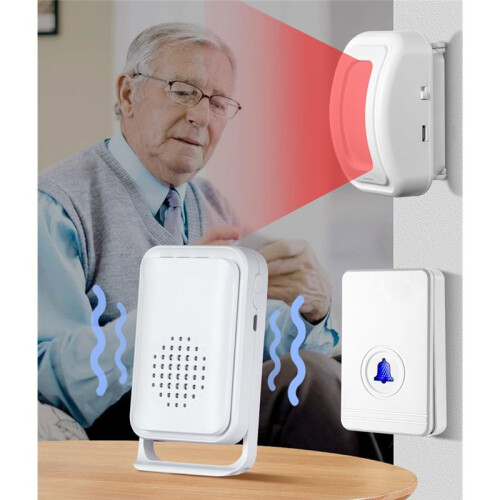 Bed Sensor Alarm for Elderly Dementia Patients -Wireless Fall Detection & Motion Sensor Alert System for Seniors 1