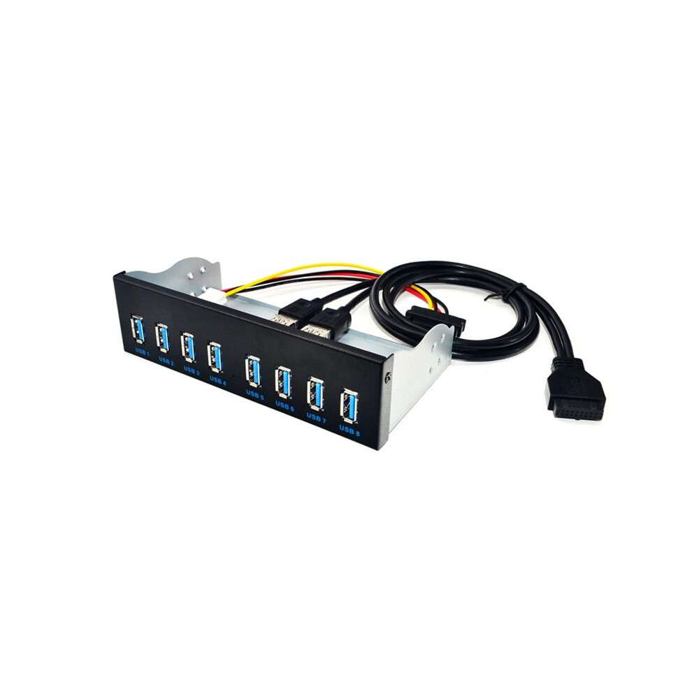 8 Port Usb Hub Usb3 5.25 Usb 3.0 Front Panel Splitters Usb 3.0 Hub For Pc Usb-Hub Usb3.0 Hub Splitter Hubs For Computer 6032081152891