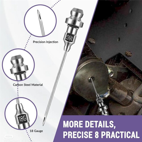 Grease Gun Coupler Set, Lock  Greases Gun Couplers with 90 Grease Coupler Adaptor,Quick Release Grease Coupler 1