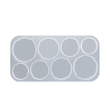 Ronde Coaster Mold DIY Epoxyhars Siliconen Mal Opslag-MD3476A