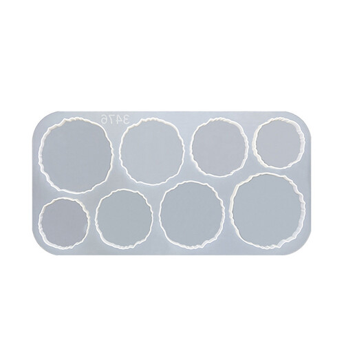 Ronde Coaster Mold DIY Epoxyhars Siliconen Mal Opslag-MD3476A