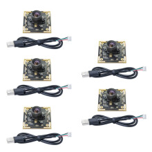 5PCS OV9732 Camera Module 1MP 1280x720 30fps USB Free Driver Manual Focus with 0.5 Meter Cable for WinXP/7/8/10