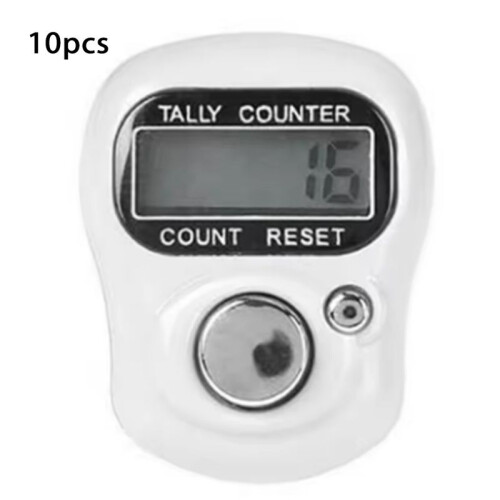 Kökstimer LED Finger Ring Counter  Quick Response Justerbar Circle LCD Display Counter 1