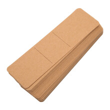 Jewelry & Book Display Sleeves 50pcs Kraft DIY Handcraft Holders 5.9x1.8inch